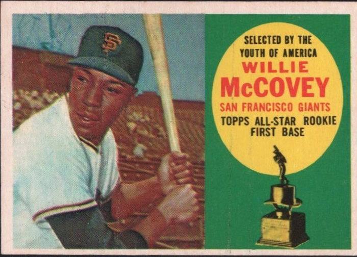 Willie McCovey Rookie Card  click here to see in eBay