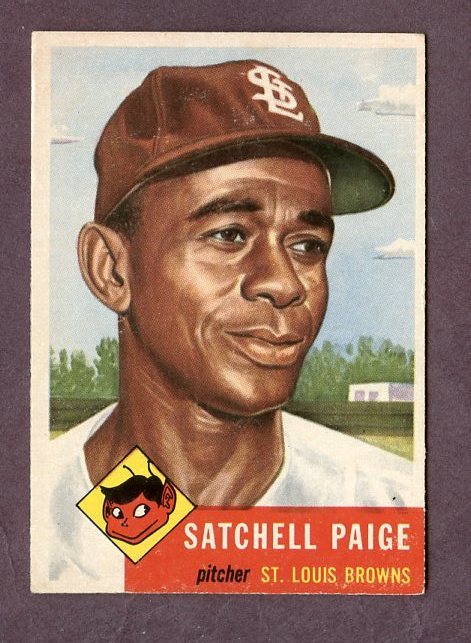 Satchel Paige 1953 Card, Click to See on eBay