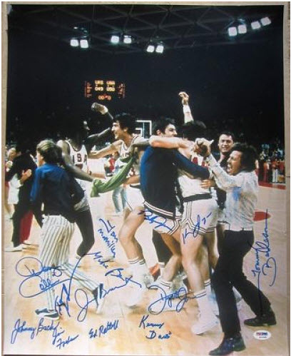 1972 Team USA Basketball Team Signed 16x20 Photo 