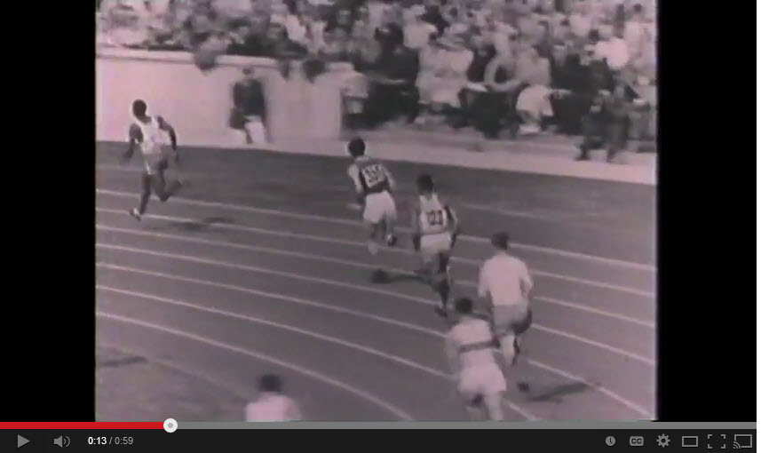 esse Owens wins fourth gold at 1936 Olympics in Berlin Click here