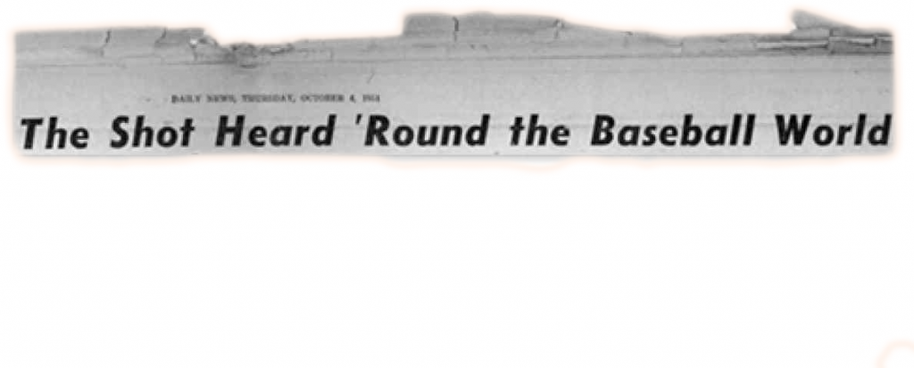 Bobby Thomson The Shot Heard 'Round The World